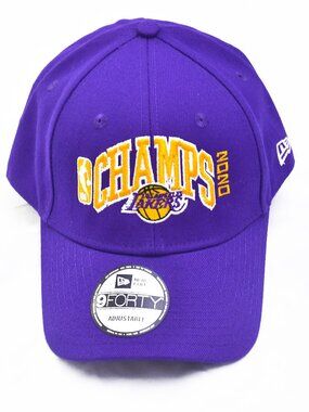 New Era Los Angeles Lakers 2020 CHAMPS Adjustable  Classic 9FORTY Purple